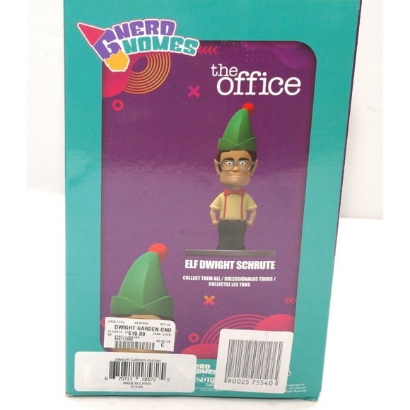 nerd Gnomes The Office Elf Dwight Schrute New in Box - Picture 4 of 5